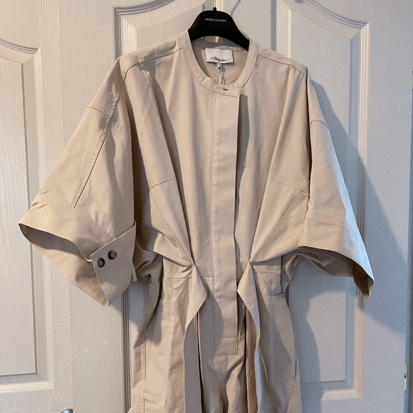 3.1 Phillip Lim Beige Tie-Waist Jumpsuit - Picture 5 of 12